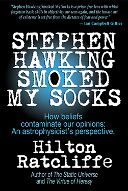 Stephen Hawking Smoked My Socks (book cover)