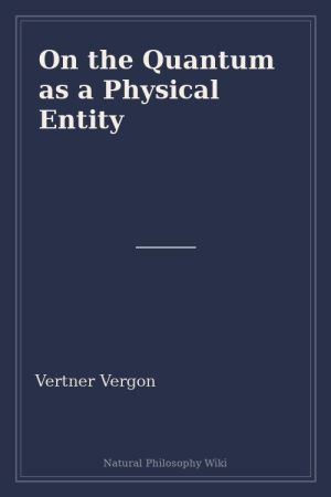 On the Quantum as a Physical Entity (placeholder cover)